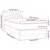 Vidaxl Box spring postelja z vzmetnico temno rjava 90x200 cm blago