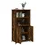 Visoka komoda boja hrasta 62 x 36 x 121,5 cm konstruirano drvo