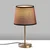 Opviq Stona lampa 5103, 21x21x39 cm, IP20, Braon-zlatne boje