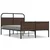 shumee vidaXL Postelja brez vzmetnice, 140x200 cm, rjav hrast