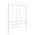 Vrtna Ograda 7 pcs Bijelo 170 x 225 cm Čelik s prahom premazan