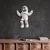 Wallity Zidna dekoracija Peace Sign Astronaut-2, 35cmx47cmx10cm, Bela