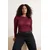 Trendyol Curve Ženska bluza Tbbaw26Af00030, Bordo