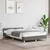 Vidaxl Posteljni okvir brez vzmetnice temno siv 120x200 cm blago
