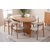 HANAH HOME Trpezarijski sto Lugias Beech