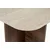 HANAH HOME Sto za dnevnu sobu Akira Travertine Venezia Walnut