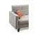 Atelier del Sofa Ugaona garnitura Polya 216x86x130cm Svetlosiva