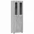 Highboard FLORIN Siva Sonoma 60 x 35 x 182 cm Konstruirano drvo