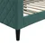 Vidaxl Raztegljiva postelja temno zelena 90x200 cm žamet