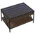 Stolić s beskonačnim LED svjetlima boja hrasta 70x50x38 cm