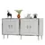 Hanah Home Konzola Arno KB150, 150x75x35 cm, Belo-srebrne boje