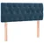 Vidaxl Box spring postelja z vzmetnico temno moder 90x190 cm žamet