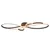 LED plafonsko svetlo VIOLIN LED/40W/230V crno