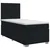 vidaXL Postelja boxspring z vzmetnico Črna 100 x 200 cm Blago