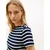 TOMMY HILFIGER Majica mornarska/bela