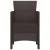 Vrtna stolica 2 pcs Smeđa 53 x 49 x 85 cm Polipropilen