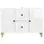 TV ormar s ladicama Bijela visokog sjaja 89 x 34,5 x 60 cm