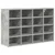Ormar za cipele Beton siva 103 x 30 x 67 cm Konstruirano drvo