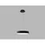 LED2 - LED luster na sajli MONO SLIM LED/30W/230V 2700/3000K/4000K pr. 40cm crna