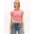Tommy Jeans Majica ESSENTIAL rdeča/bela