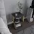 HANAH HOME Carter Noćni stočić, 29.6x29.6x49.4cm, Antracit-hrast