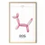 shumee Poster - Holo-Dog - Barvit pes v retro slogu