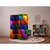 artgeist Paravan Colorful Geometric Boxes, 3-Delni, Dvostranski
