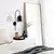 Hanah home Zidna lampa E27 Socket, Crna