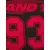 AND1 Majica 93 Airtex ognjeno rdeča/črna
