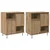 Kreveta 2 pcs Umjetnički hrast 60 x 35 x 70 cm