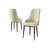 HANAH HOME Set 6 stolica Trex Cream Black