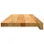 Prozorske klupice 2 kom svijetlosmeđe 70x25x2 cm masivne hrast