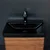 Ormarić sa umivaonikom Luxor 60 F drvo black Pino Art (1041)