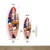 WallXpert dekorativna daska za surf od pleksiglasa Mvsf44M, ilustracija Njujorka sa Kipom slobode i žutim taksijem, 36 x 100 cm