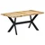 Vidaxl Jedilna miza 160x80x75 cm trden robusten mangov les