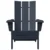 Sklopiva Adirondack stolica Mornarsko plava 80,5 x 74,5 x 92 cm