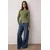 Trendyol Milla ženska bluza Twoaw26Bz00104, maslinasta