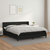 shumee Box spring postelja z vzmetnico črn 180x200 cm umetno usnje