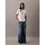 Calvin Klein Jeans Majica siva/bela