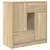 Komoda s ladicama i vratima sonoma hrast 70,5x34x74,5 cm