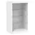 Komoda s LED svjetlima bijela 181,5x37x100 cm