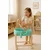 shumee Nosilec za punčke Moses Basket boho z leseno zibelko - mint