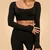 BeastPink Women‘s Sense Crop Top Black