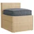 Jastuk Antracit 60 x 60 x 12 cm Oxford tkanina