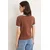 Trendyol Milla Ženska majica TWOSS26TS00205, Braon
