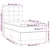 Vidaxl Box spring postelja z vzmetnico temno siva 90x190 cm blago