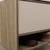 HANAH HOME Kupatilski ormarić sa umivaonikom i ogledalom (2 komada) Elegant Light Walnut