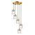 Opviq luster Yakops-15741, 5 × E27, zlatni