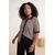 Trendyol Curve Ženska bluza Tbbss25Af00115, Braon