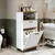 Hanah Home 2501 višenamenski ormarić s policama 60 × 115 × 35 cm, atlantski bor/bela